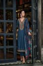 Begum Collection Blue Salwar Suit