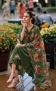 Begum Collection Green Salwar Suit