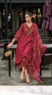 Begum Collection Red Salwar Suit